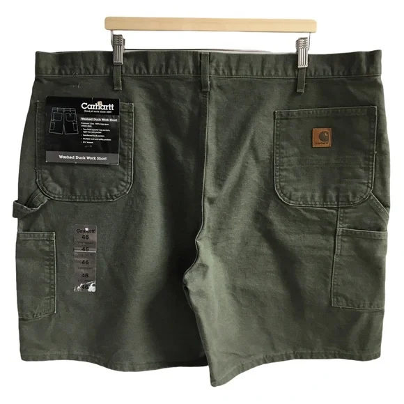 Carhartt Washed Duck Work Short Green 46 - Picture 4 of 16